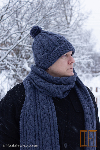 Men's Beanie and Scarf