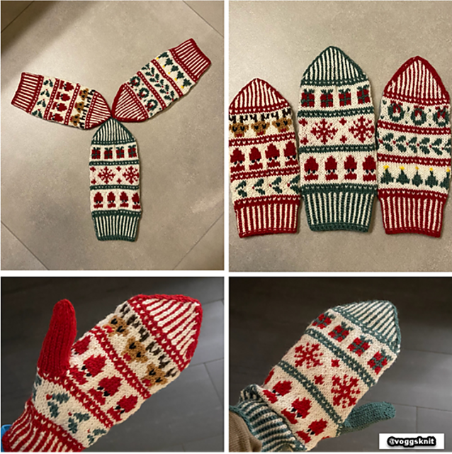 Christmas mittens Jólagleði vettlingar