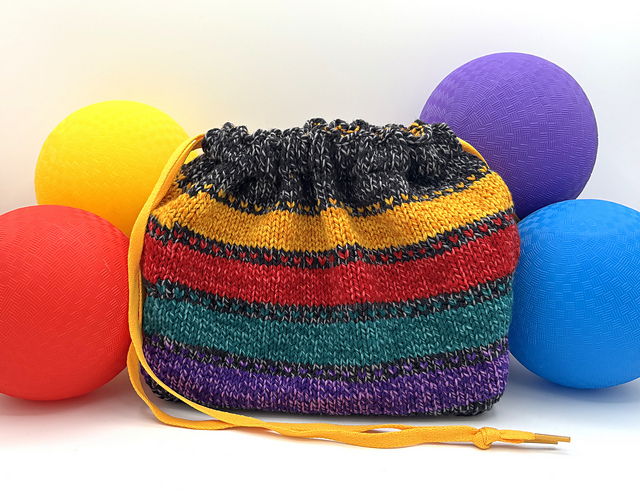 Stripe Dream Dumplin' Bag