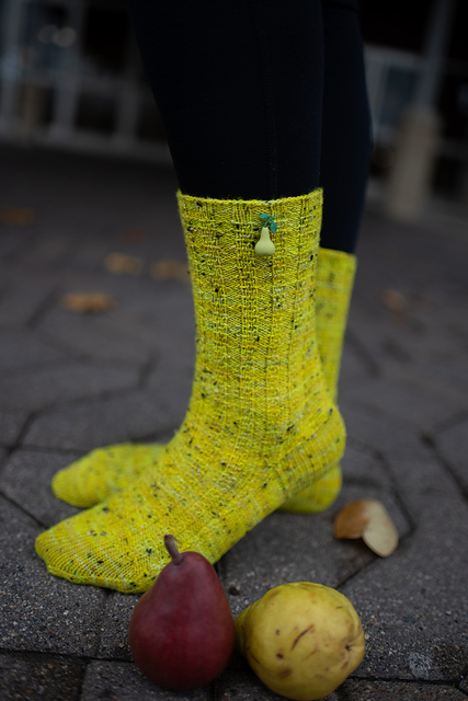 Anjou Pear Socks Fingering