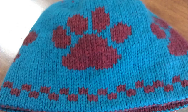 Dog Paw Hat Chart