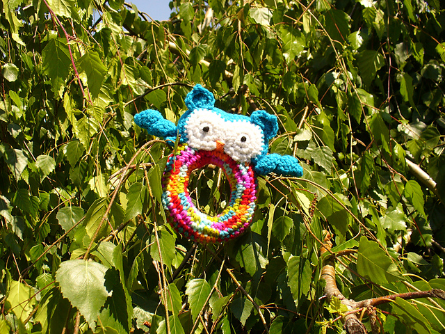 Candy-Owl teething ring
