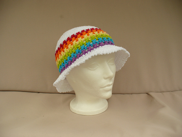 Rainbow X child sunhat