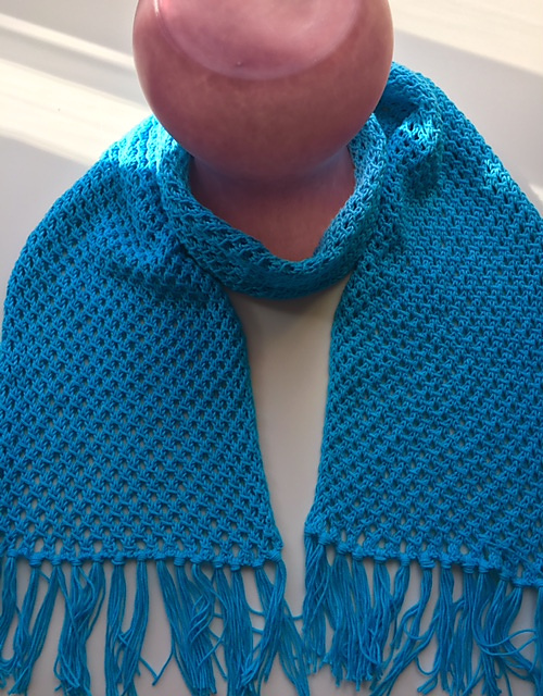 Excellent Edge 3-Stitch Lace Scarf