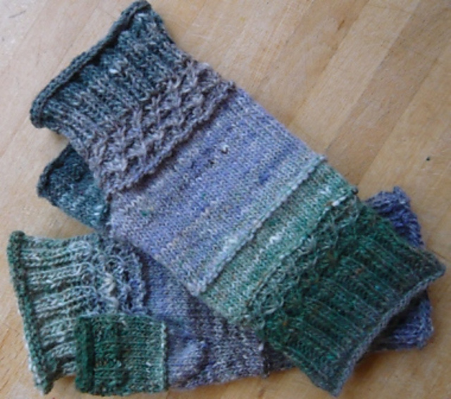 6394 fingerlose Handschuhe / Wrist Warmers