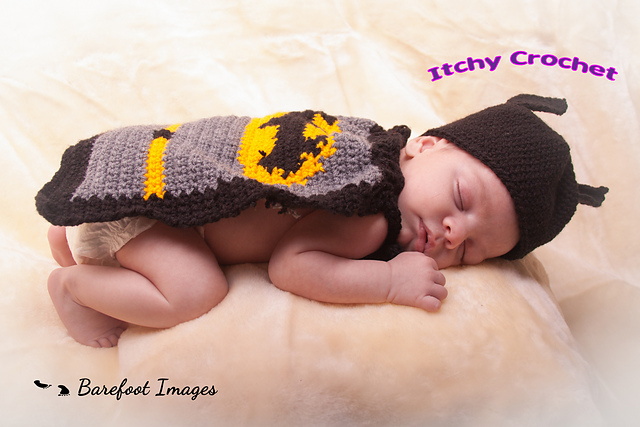 Batman baby photo prop