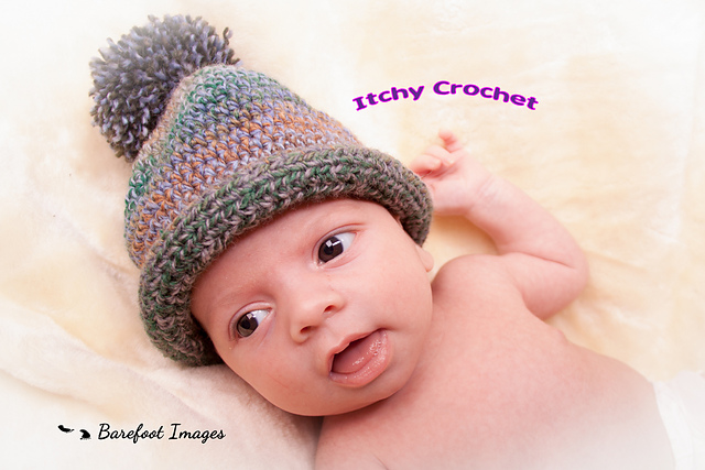 Newborn Bobble hat
