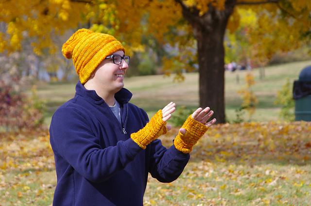 CoffeeHouse Fingerless Mitts