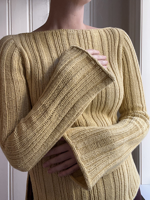 Ravelry: Irregular Rib Sweater pattern by Hanna Lejon