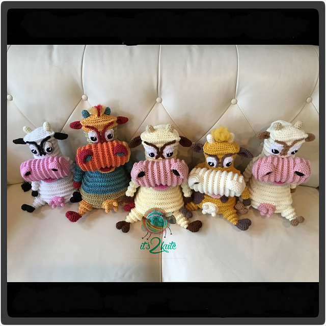 Corduroy Cuddlers - Cow