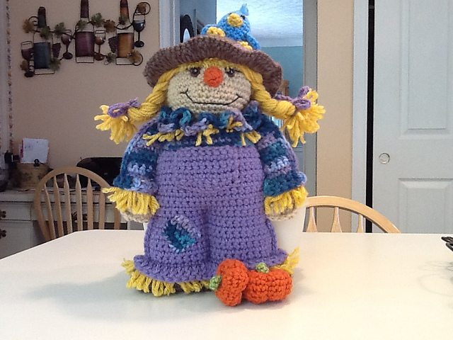 Amigurumi Hayleigh the little scarecrow