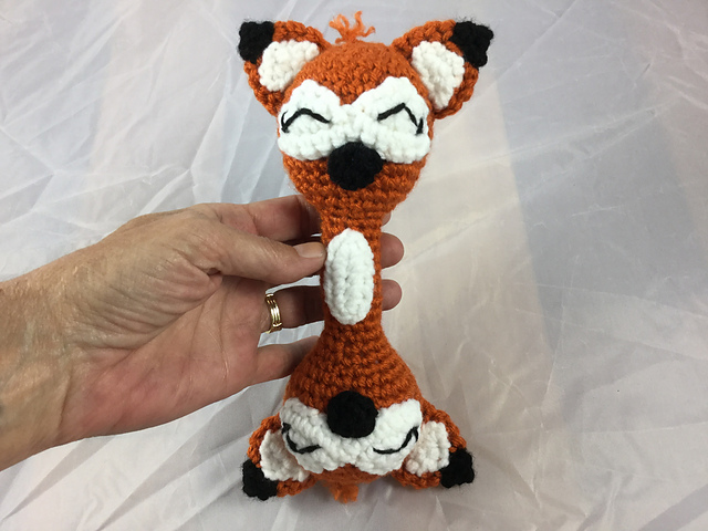 Red Fox Baby Rattle