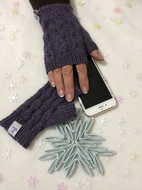 Fingerless gloves Kelly
