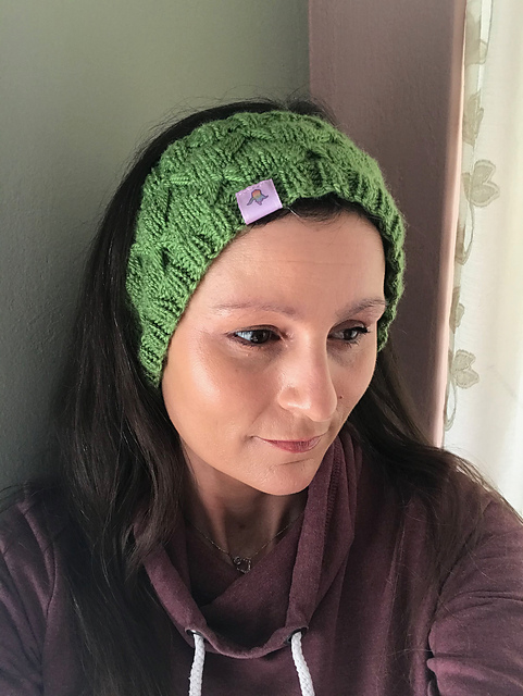 headband Green Butterflies