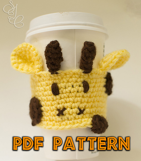 Safari Animal Drink Cozy - Giraffe