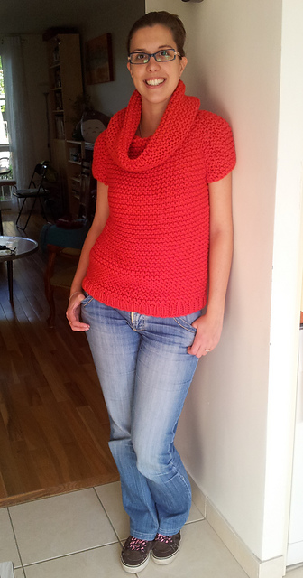 Pull col boule 571-T9-545