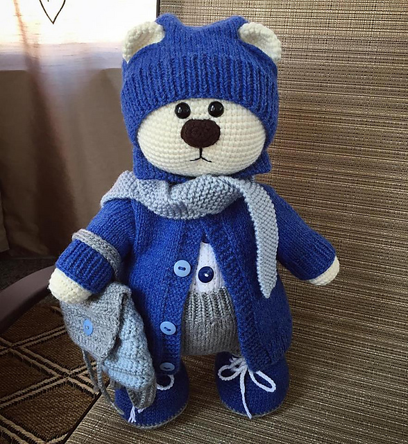 Bear Snowball Amigurumi