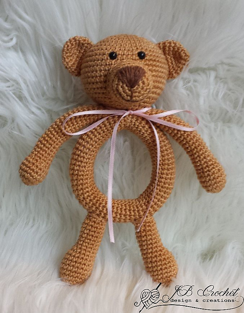 Baby rattle Eddy the Teddy