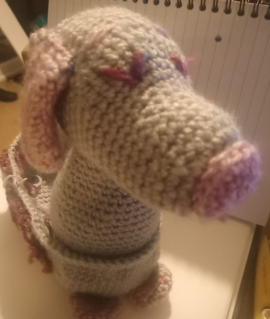 Storage Basket with Dog's head