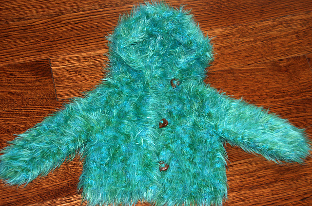 Design C - Funky Fur Duffle Coat