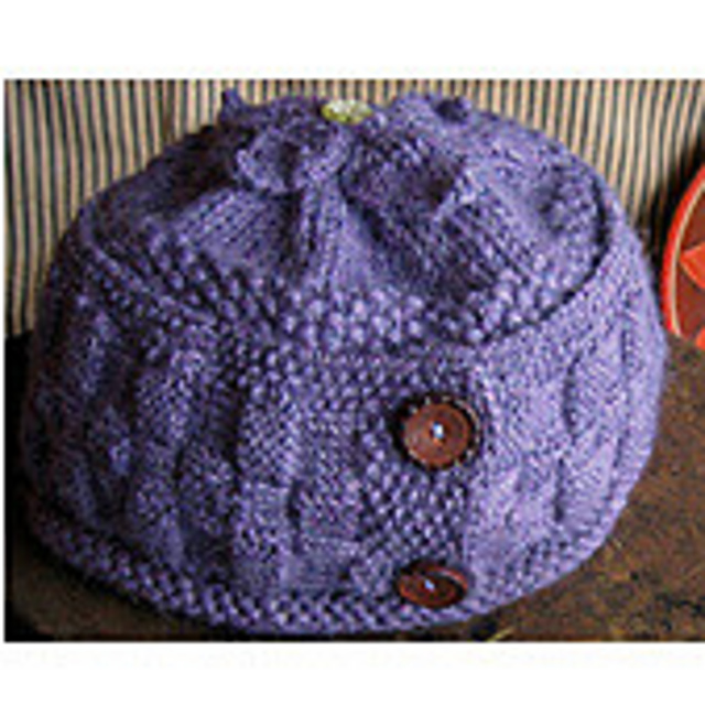 Lavender Hat & Scarf