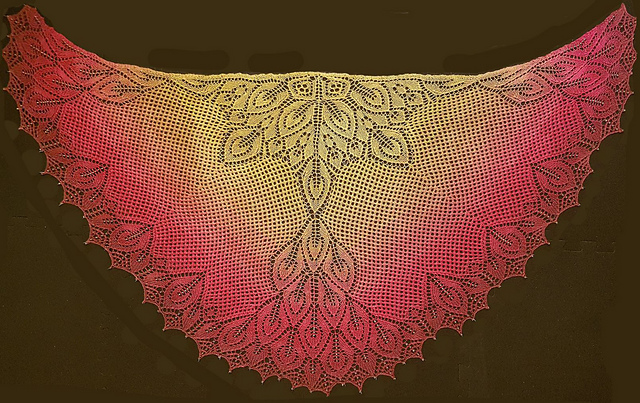 Silberblatt Shawl