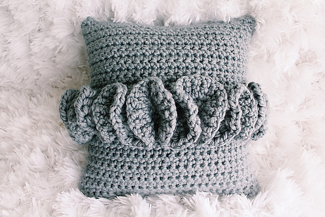 Ruffle Brand Pillow