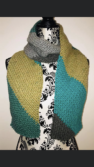 Biased Linen Stitch Scarf