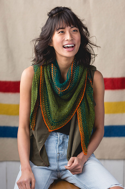 Desert Sunset Shawl