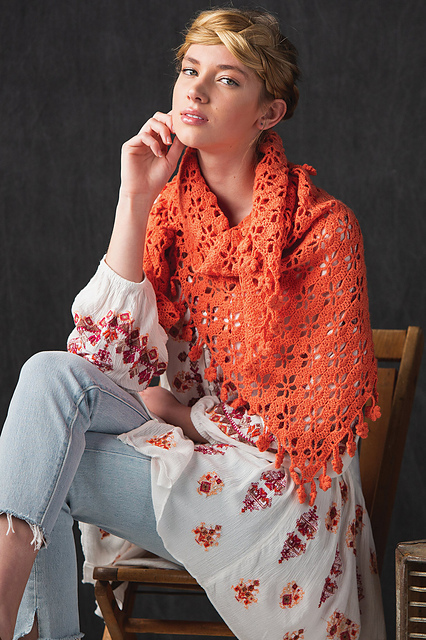Plumeria Shawl