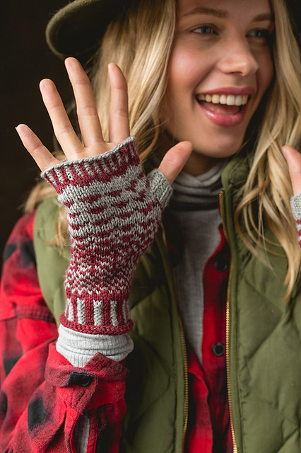 Evening Frost Mitts