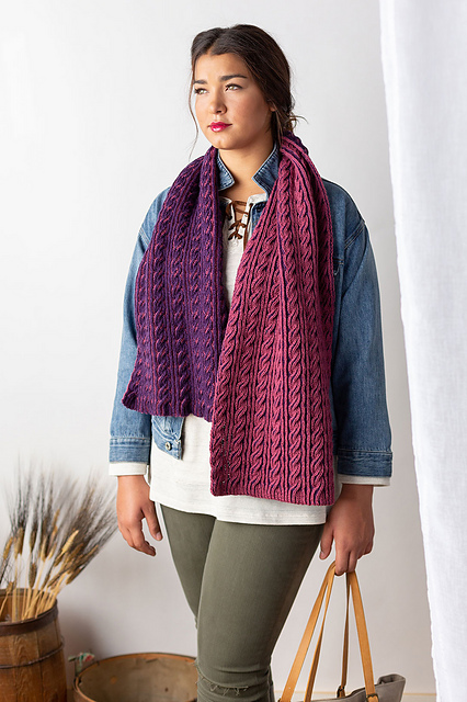 Marbled Brioche Scarf