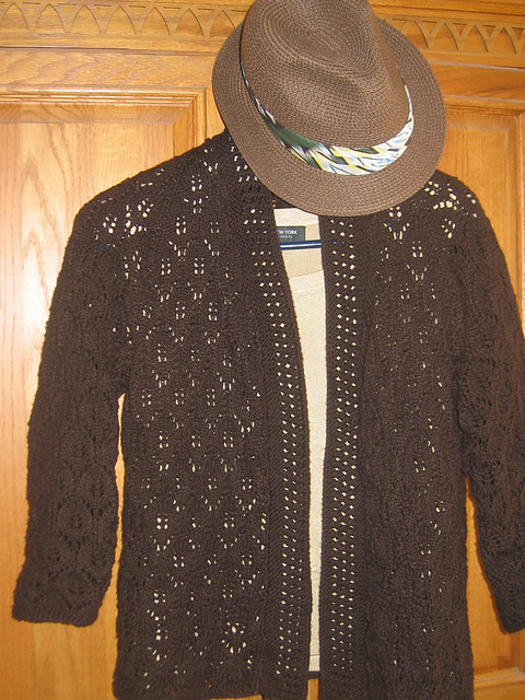Leaf Stitch Lace Cardigan