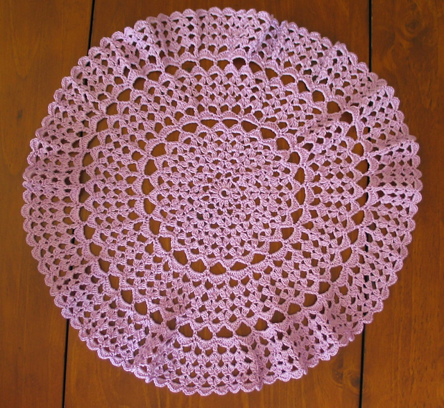 Lilacs Doily