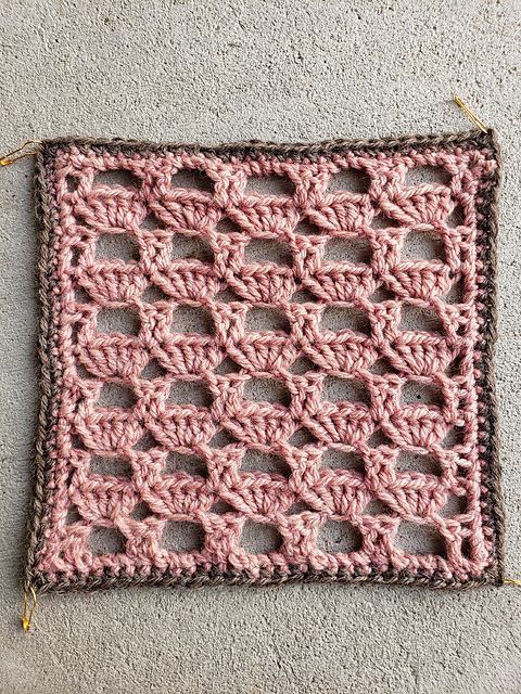28. Boxed Shell Stitch