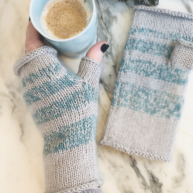 Marled Mitts