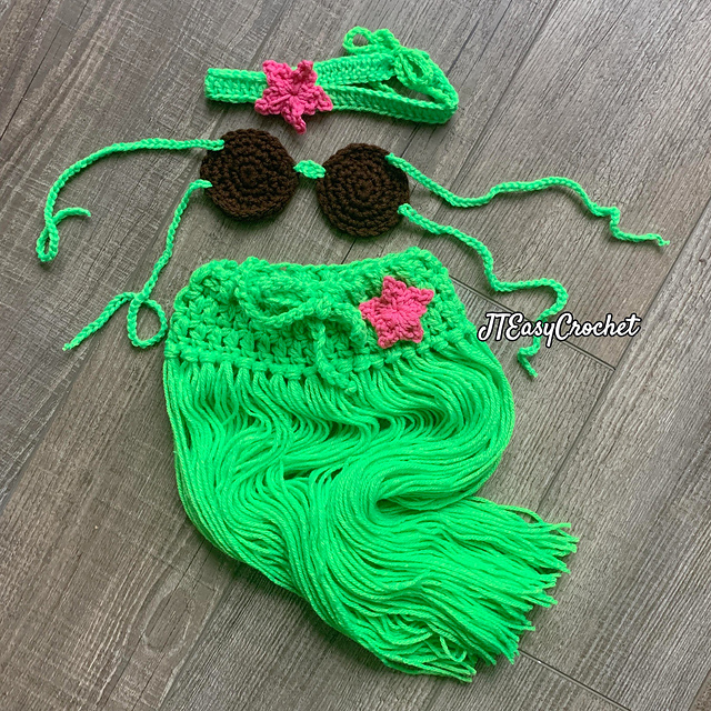 Hula Dancer Set Hawaiian Outfit