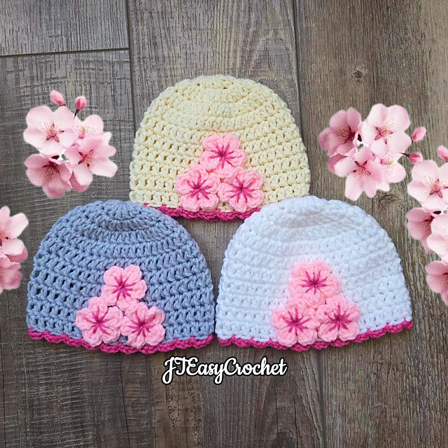 Cherry Blossom Beanie