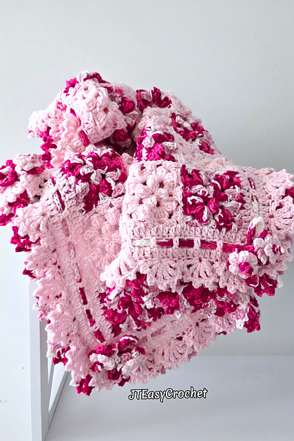 Raspberry Cream Blanket