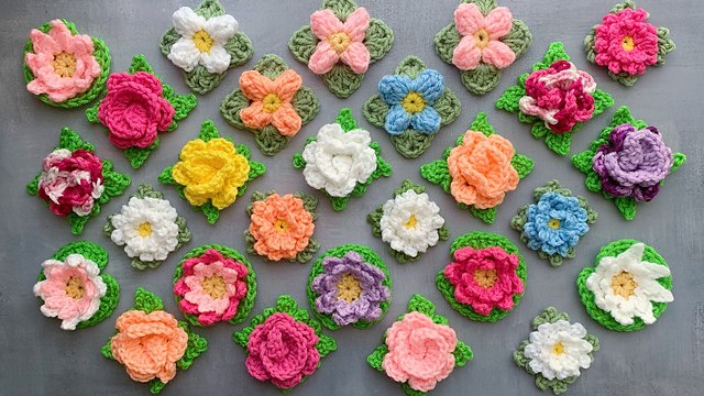 Flowers with Leaves