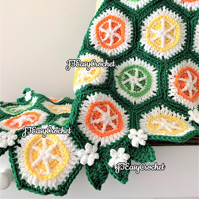 Citrus Baby Blanket