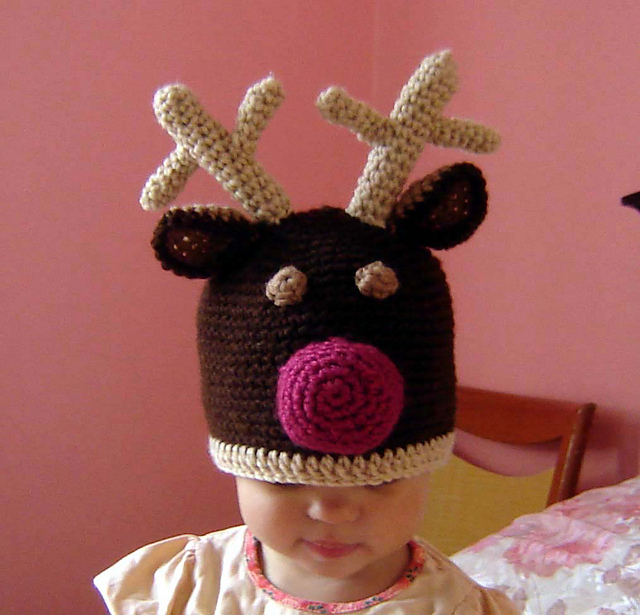 Santa's Reindeer Hat ALL SIZES
