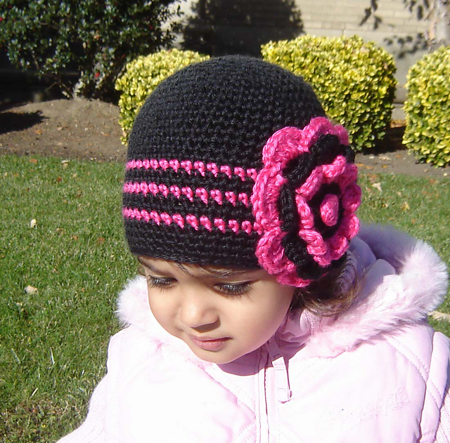 Big Flower Beanie