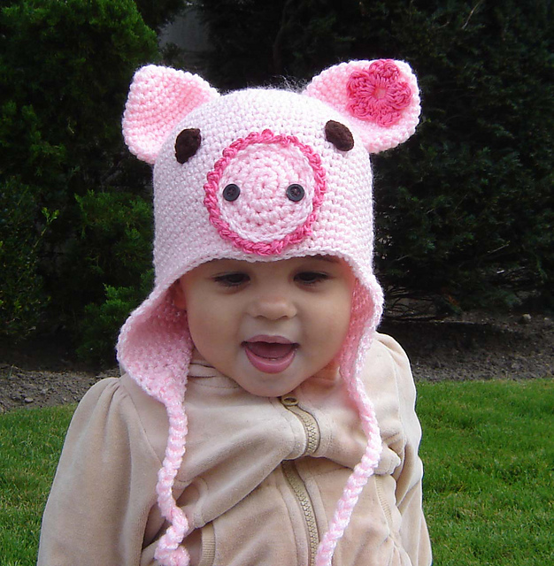 The Piggy Earflap Hat