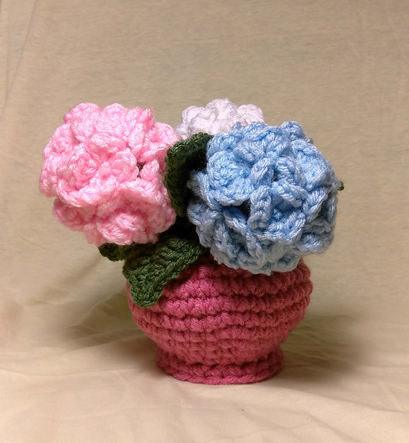 Hydrangeas in a Vase