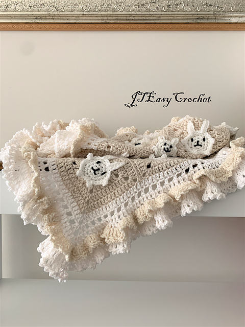 Bunnies Baby Blanket