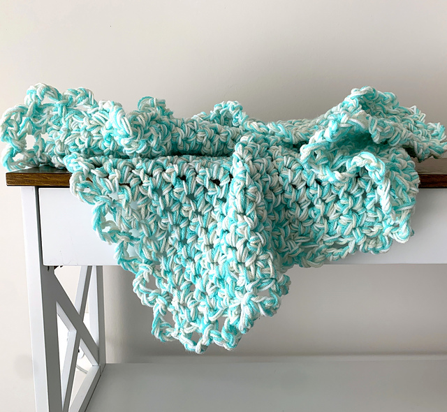 Seafoam Chunky Blanket