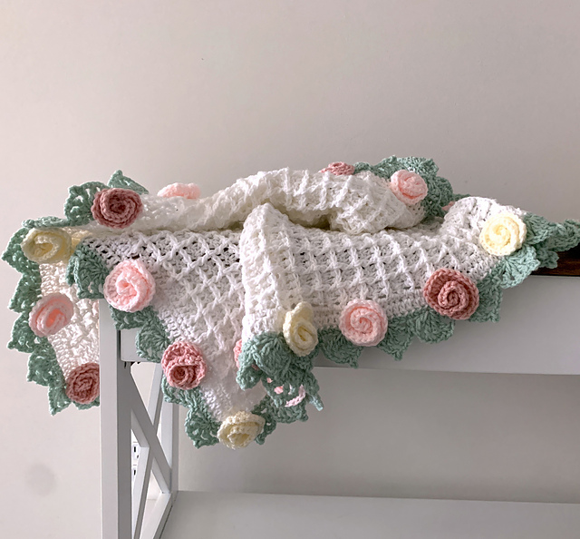 Victorian Rose Blanket