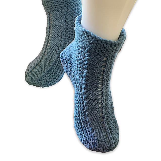 Striped Moccasin Slippers