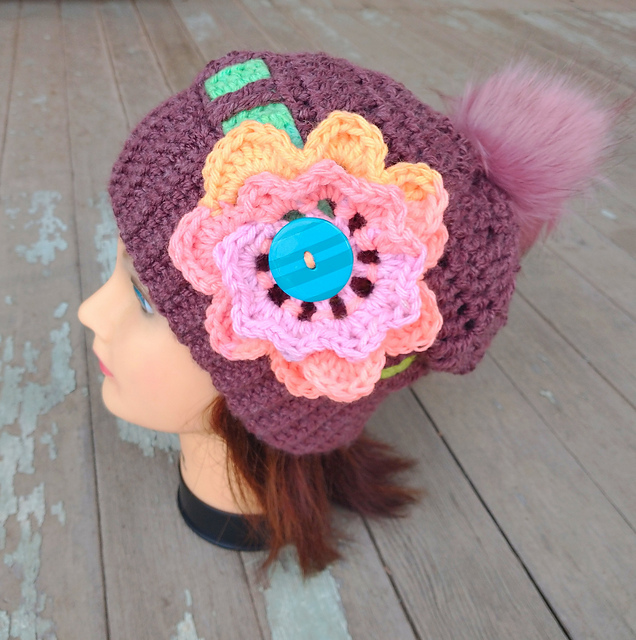 Ravelry: Flower Belted Hat pattern by Jennifer White